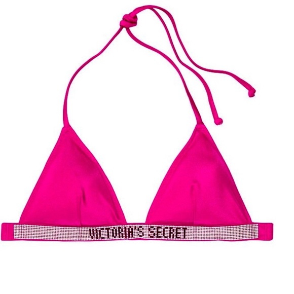 Victoria’s Secret pink swim triangle top NWT size XXL - Picture 1 of 3
